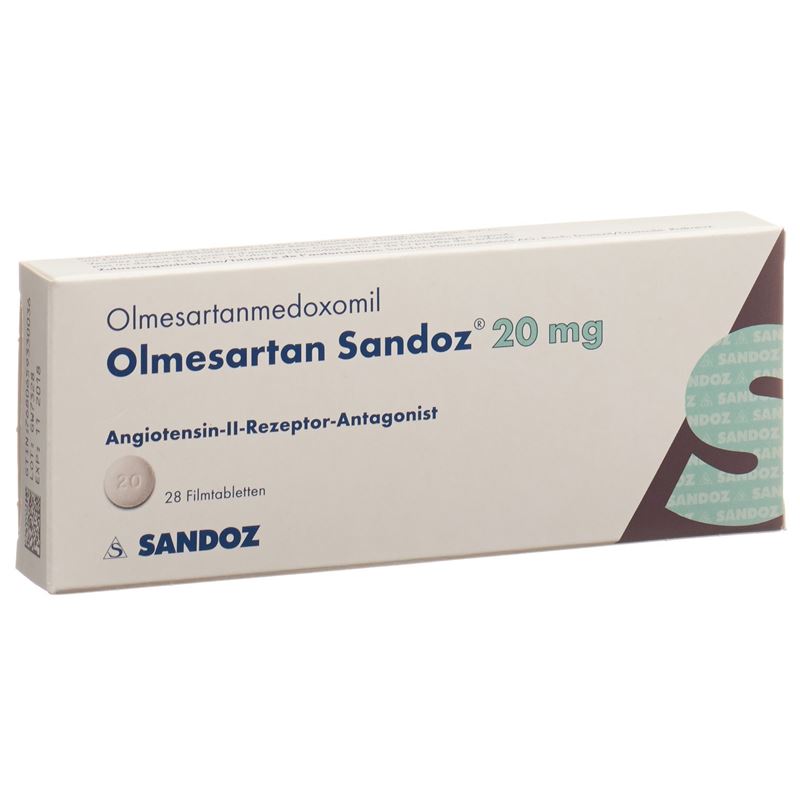 OLMESARTAN Sandoz Filmtabl 20 mg 28 Stk