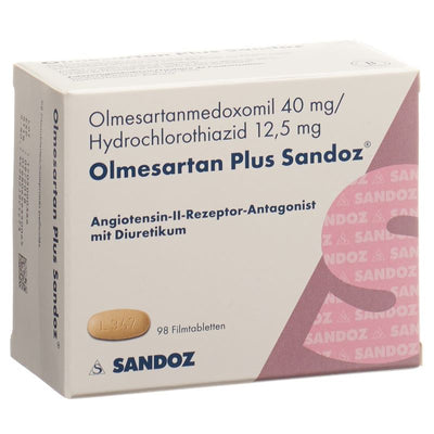 OLMESARTAN PLUS Sandoz Filmtabl 40/12.5mg 98 Stk