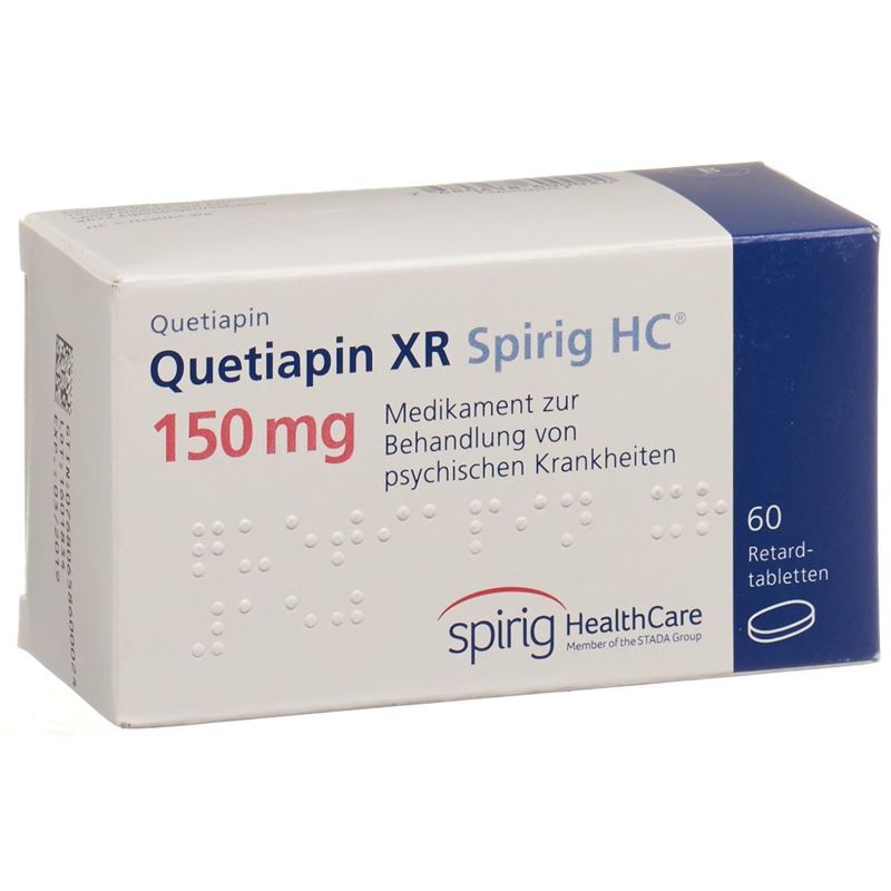 QUETIAPIN XR Spirig HC Ret Tabl 150 mg 60 Stk