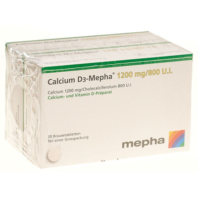 CALCIUM D3 Mepha Brausetabl 1200/800 2 x 20 Stk