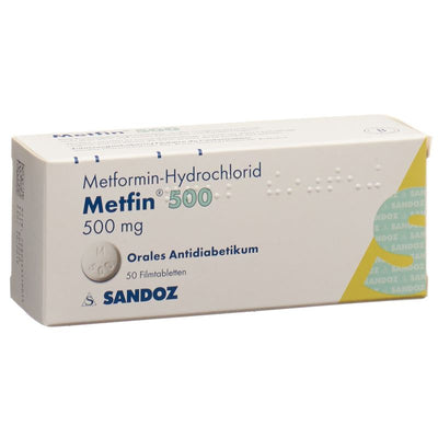METFIN Filmtabl 500 mg 50 Stk
