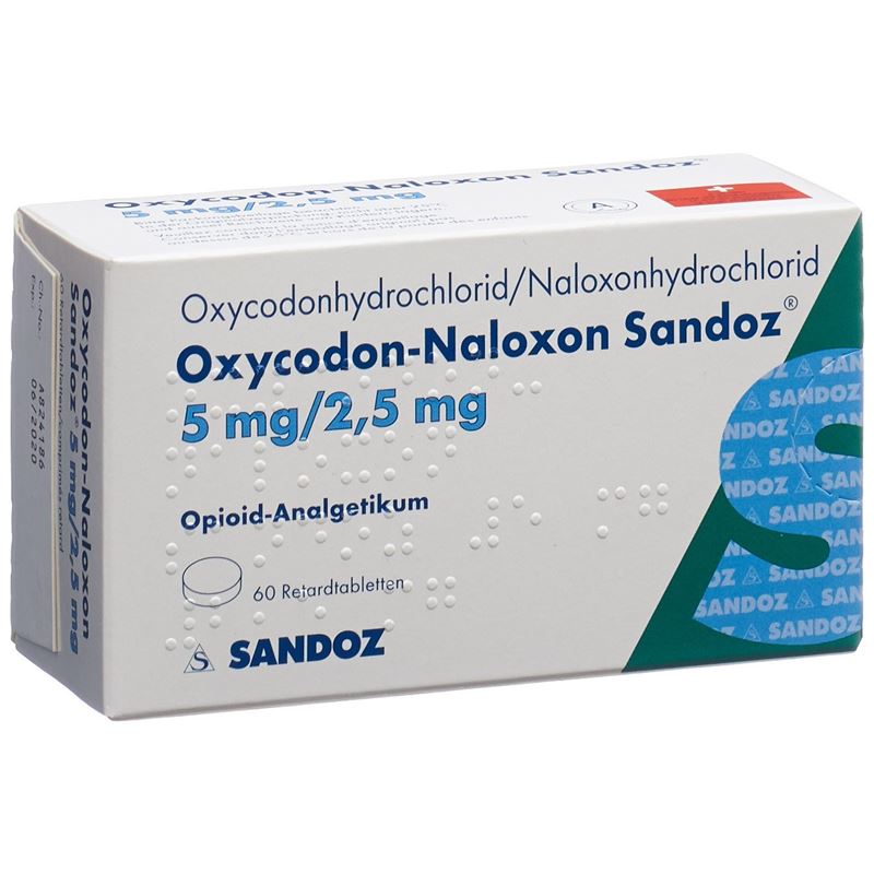 OXYCODON-NALOXON Sandoz Ret Tabl 5/2.5 mg 60 Stk