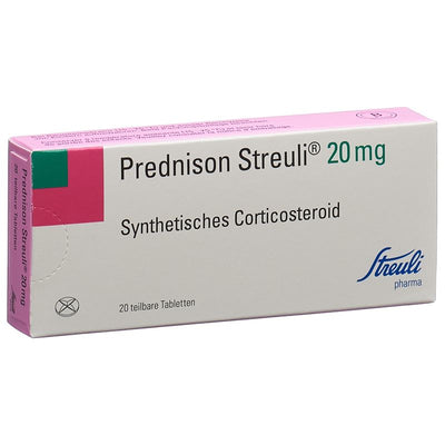 PREDNISON Streuli Tabl 20 mg 20 Stk