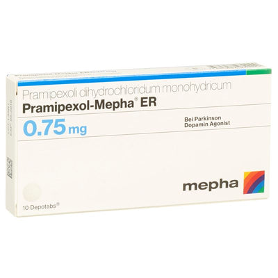 PRAMIPEXOL Mepha ER Depotabs 0.75 mg 10 Stk