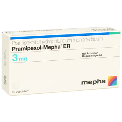 PRAMIPEXOL Mepha ER Depotabs 3 mg 30 Stk