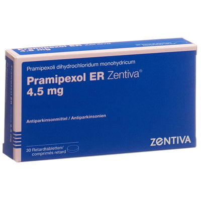 PRAMIPEXOL ER Zentiva Ret Tabl 4.5 mg 30 Stk