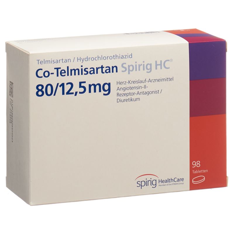 CO-TELMISARTAN Spirig HC Tabl 80/12.5 mg 98 Stk