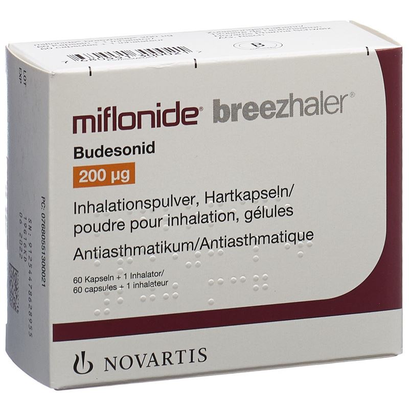 MIFLONIDE Breezhaler Inh Kaps 200 mcg 60 Stk