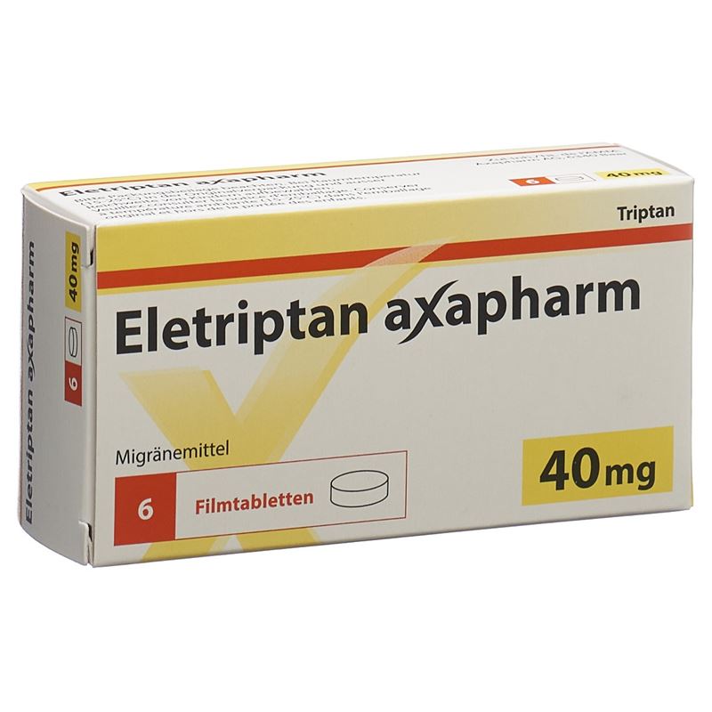 ELETRIPTAN Axapharm Filmtabl 40 mg 6 Stk