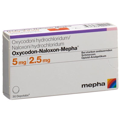 OXYCODON-NALOXON Mepha Ret Tabl 5mg/2.5mg 30 Stk