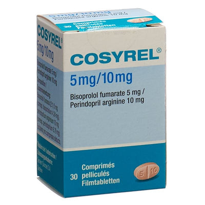 COSYREL Filmtabl Biso 5mg/Perind 10mg Ds 30 Stk