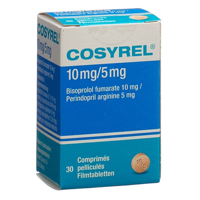 COSYREL Filmtabl Biso 10mg/Perind 5mg Ds 30 Stk