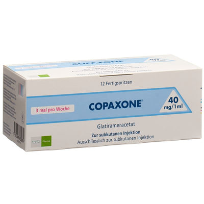 COPAXONE Inj Lös 40 mg/ml Fertspr 12 x 1 ml