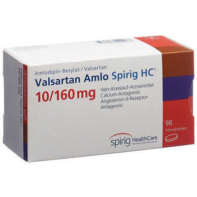 VALSARTAN AMLO Spirig HC Filmtabl 10/160mg 98 Stk