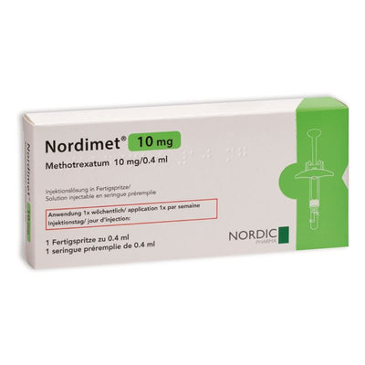 NORDIMET Inj Lös 10 mg/0.4ml Fertspr