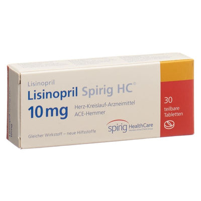 LISINOPRIL Spirig HC Tabl 10 mg 30 Stk