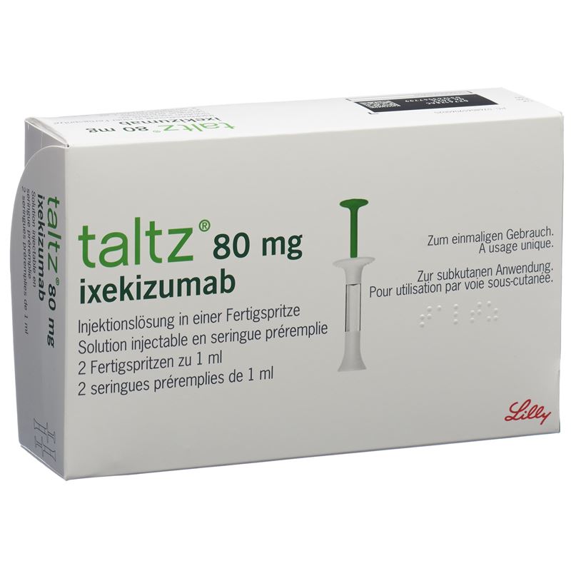 TALTZ Inj Lös 80 mg/ml Fertigspritze 2 Stk