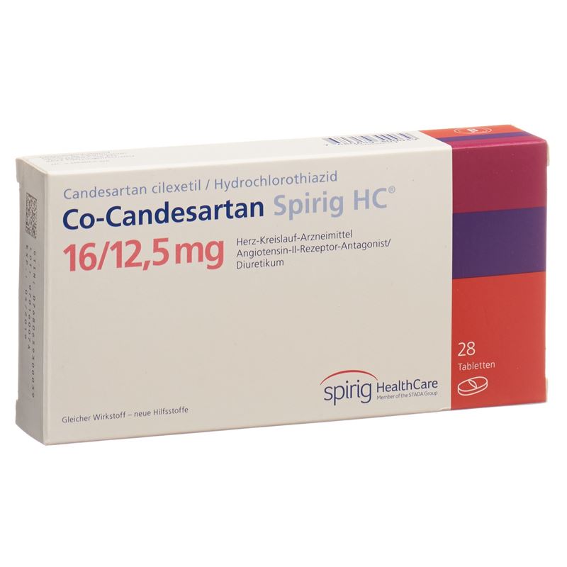 CO-CANDESARTAN Spirig HC Tabl 16/12.5mg 28 Stk