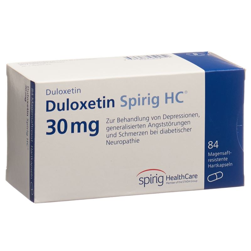 DULOXETIN Spirig HC Kaps 30 mg 84 Stk