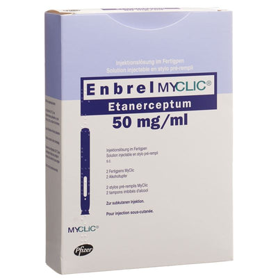 ENBREL MyClic Inj Lös 50 mg/ml 2 Fertpen 1 ml