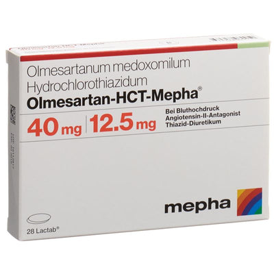 OLMESARTAN-HCT Mepha Filmtabl 40mg/12.5mg 28 Stk