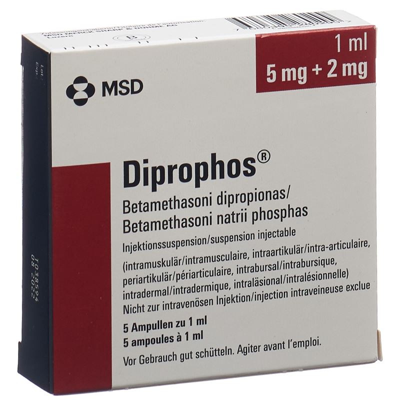 DIPROPHOS Inj Susp 5 Amp 1 ml