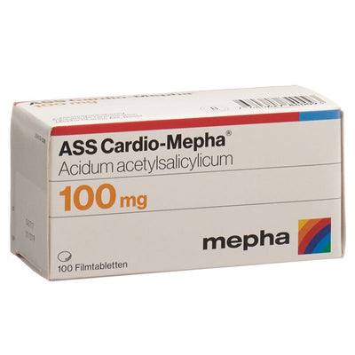 ASS CARDIO Mepha Filmtabl 100 mg 100 Stk