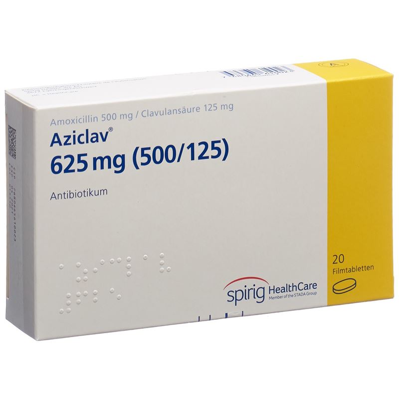 AZICLAV Filmtabl 625 mg 20 Stk