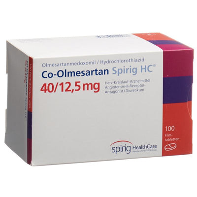 CO-OLMESARTAN Spirig HC Filmtabl 40/12.5mg 100 Stk