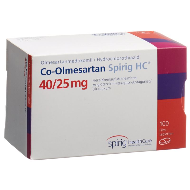 CO-OLMESARTAN Spirig HC Filmtabl 40/25mg 100 Stk