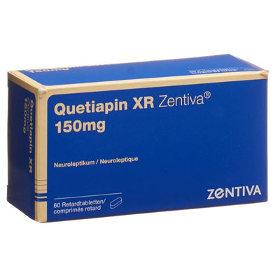 QUETIAPIN XR Zentiva Ret Tabl 150 mg 60 Stk