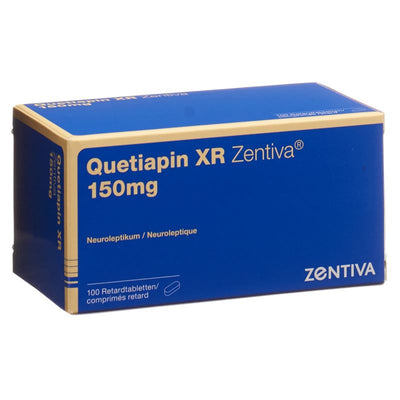 QUETIAPIN XR Zentiva Ret Tabl 150 mg 100 Stk