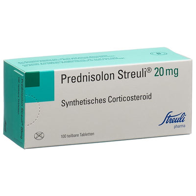 PREDNISOLON Streuli Tabl 20 mg 100 Stk