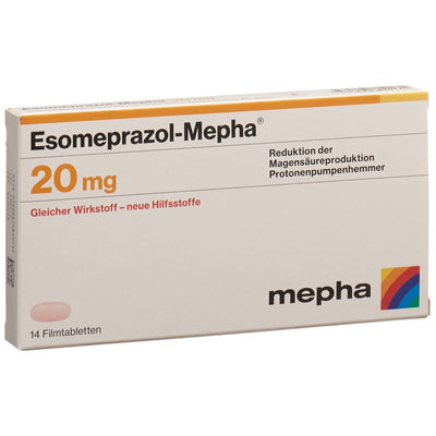 ESOMEPRAZOL Mepha Filmtabl 20 mg 14 Stk