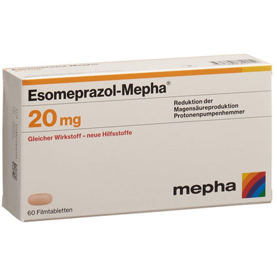 ESOMEPRAZOL Mepha Filmtabl 20 mg 60 Stk