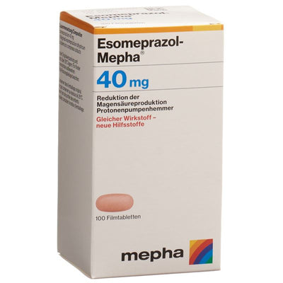 ESOMEPRAZOL Mepha Filmtabl 40 mg Ds 100 Stk