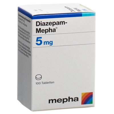 DIAZEPAM Mepha Tabl 5 mg Ds 100 Stk