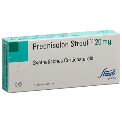 PREDNISOLON Streuli Tabl 20 mg 20 Stk