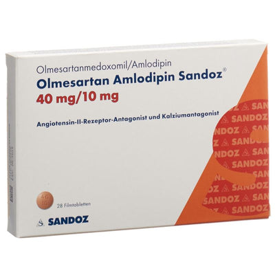 OLMESARTAN AMLODIPIN Sandoz 40/10 mg 28 Stk