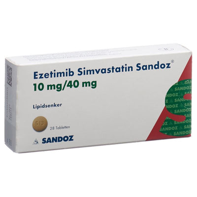 EZETIMIB SIMVASTATIN Sandoz Tabl 10/40 mg 28 Stk