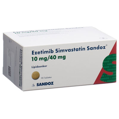 EZETIMIB SIMVASTATIN Sandoz Tabl 10/40 mg 98 Stk