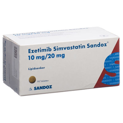 EZETIMIB SIMVASTATIN Sandoz Tabl 10/20 mg 98 Stk