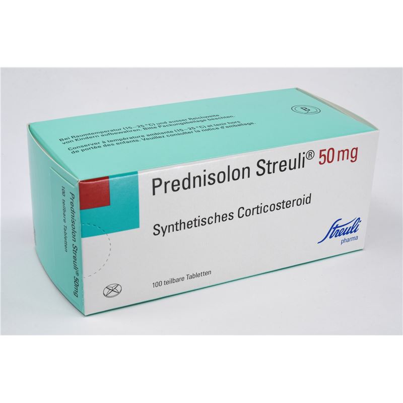 PREDNISOLON Streuli Tabl 50 mg 100 Stk