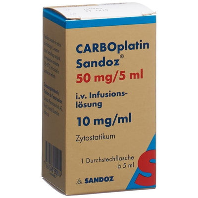 CARBOPLATIN Sandoz Inf Lös 50 mg/5ml Durchstf