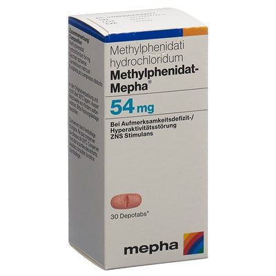 METHYLPHENIDAT Mepha Depotabs 54 mg Ds 30 Stk