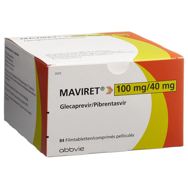 MAVIRET Filmtabl 100mg/40mg 84 Stk