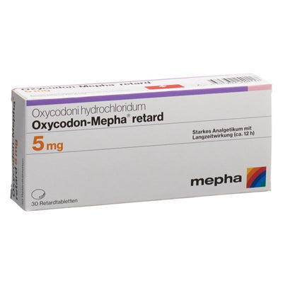OXYCODON Mepha Ret Tabl 5 mg 30 Stk