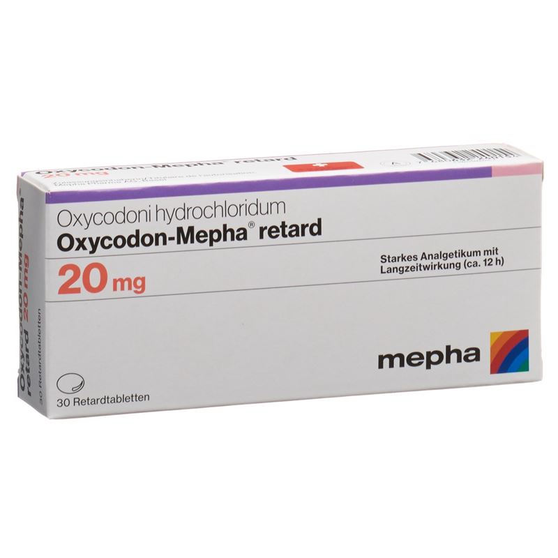 OXYCODON Mepha Ret Tabl 20 mg 30 Stk