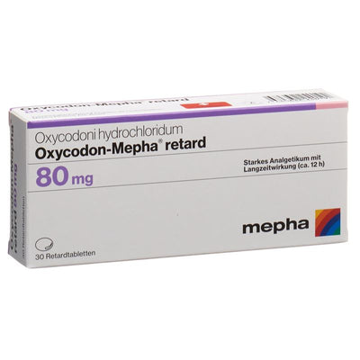 OXYCODON Mepha Ret Tabl 80 mg 30 Stk