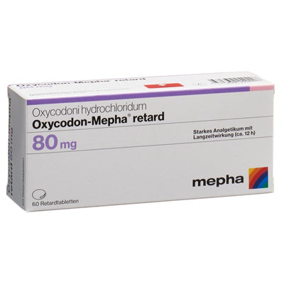 OXYCODON Mepha Ret Tabl 80 mg 60 Stk